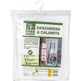 ZANZARIERA 100X240 BIANCA CON CALAMITA