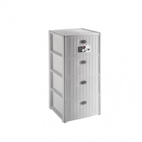 CASSETTIERA ELEGANCE 4 STONE GREY