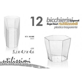 12 BICCHIERINI 5,2*4,7*4,6CM OA11