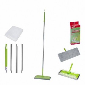 SCOPA CATTURA POLVERE PULIDUST CON 8 PANNI DI RICAMBIO 5756
