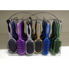 36 SPAZZOLE CAPELLI IN ESPOSITORE