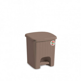 PATTUMIERA PEDALINA QUADRA TORTORA