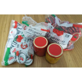 CAPSULA D 53 ROSSO/ORO BUSTE LITOGR. 100 PZ