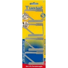 SET 4 FERMATOVAGLIE INOX