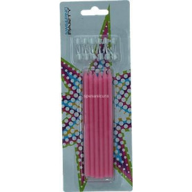CANDELINA MINISTELO 12 PZ ROSA
