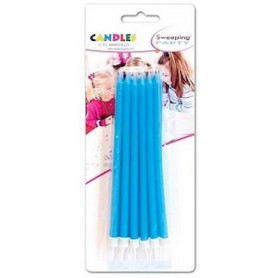 CANDELINA MINISTELO 12 PZ CELESTE