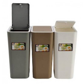 PATTUMIERA C/PULSANTE LT 10