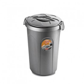 BIDONE TOM 46 LT SILVER/SILVER