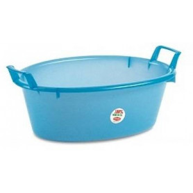 BACINELLA OVALE CM 45 AZZURRO