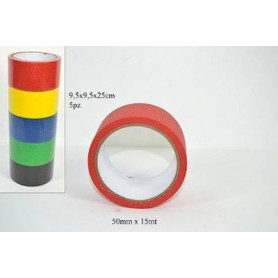 NASTRO GOM. COLORATO MM50 X 15 MT