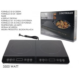 PIASTRA INDUZIONE DOPPIA QUICK COOK