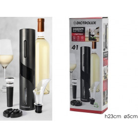 SET APRIBOTTIGLIE VINO B/O 4PZ