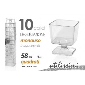 10 PZ BICCH. DEGUSTAZIONE