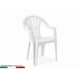 SEDIA ELBA BIANCA 53,5X57,5X H 82