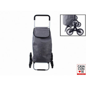CARRELLO TRE RUOTE + 3 RUOTE GRIGIO