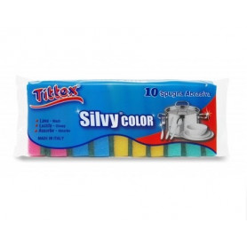 SPUGNE SILVY COLOR 10 PZ