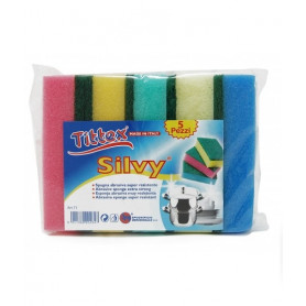 SPUGNE SILVY COLOR 5 PZ