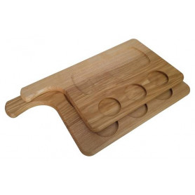 TAGLIERE FRASSINO C/3 INCAVI OLIATO 35X20X2