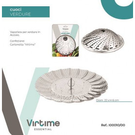 VAPORIERA PER VERDURE D 22 X 6  CM