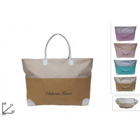 BORSA MARE FANT FFIORELLINI RICAMATI