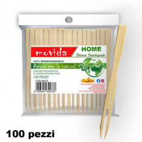 FORCHETTINA CM 9 LEGNO BIO 100 PZ
