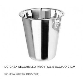 SECCHIELLO P/BOTTIGLIE ACCIAO 21 CM