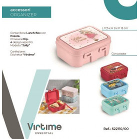 LUNCH BOX C/POSATE 13X17,5X9 CM