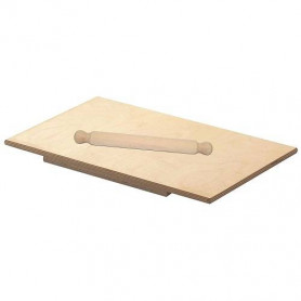 ASSE PIZZA IN BETULLA CM 58X38 C/MATTERELLO CM 35