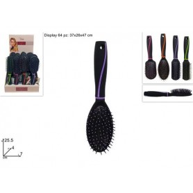 ESPOSITORE SPAZZOLE MANICO GOMMA 4 COLORI