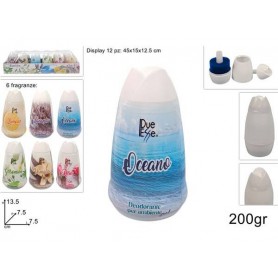 DEODORANTE GEL 6 FRAGRANZE 200 GR IN DISPLAY