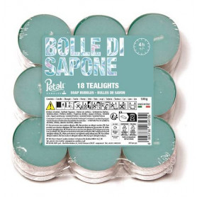TEA LIGHT 18 PZ PETALI BOLLE