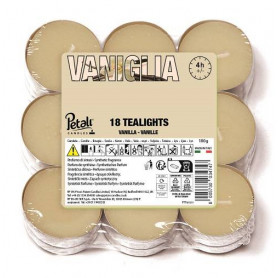 TEA LIGHT 18 PZ PETALI VANIGLIA