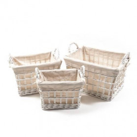 CESTE  3pz 42X32X26CM / 36X26X23CM / 30X20X20CM