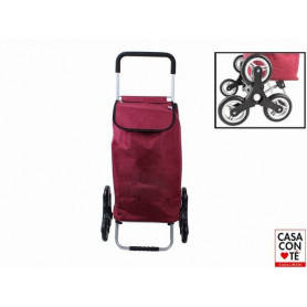 CARRELLO 3 RUOTE + 3 RUOTE ROSSO