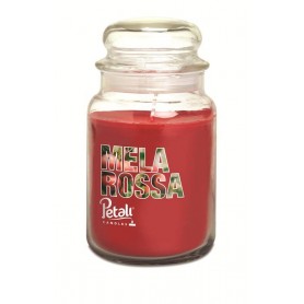 CANDELA 100 ORE PETALI MELA ROSSA