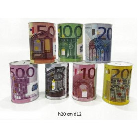 SALVADANAIO IN LATTA GRANDE 12X20 CM