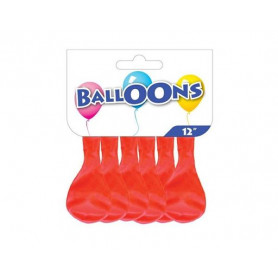 PALLONE 12" 10PZ ROSSO