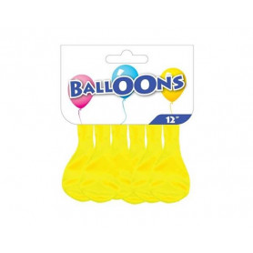 PALLONE 12" 10PZ GIALLO