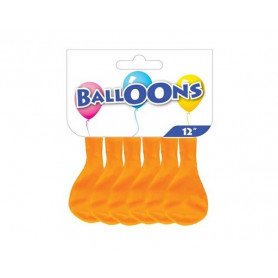 PALLONE 12" 10PZ ARANCIO