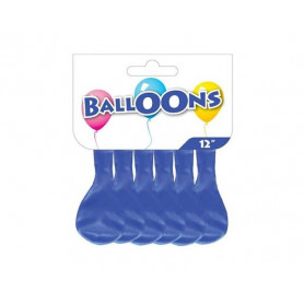 PALLONE 12" 10PZ COLORE BLU