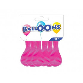PALLONE 12" 10PZ FUXIA