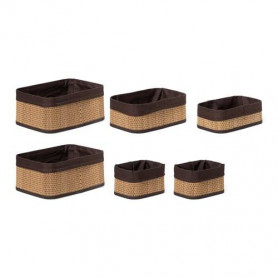 SET 3 CESTINI  IN BAMBÙ