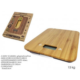 BILANCIA DA CUCINA DIGIT. BAMBOO 15KG