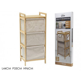 CASSETTIERA 3RIP. 44X33XH96CM BAMBOO