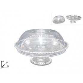 ALZATINA 28 CM CON COPERCHIO IN PLASTICA