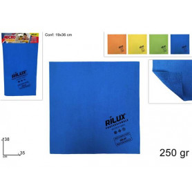 PANNO IN MICROFIBRA 35CM X 38CM 4 COL. 250GR (F0.33)