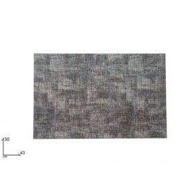 TOVAGLIETTA IN GOMMA 43 X 30 CM GRIGIO FUMO