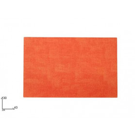 TOVAGLIETTA IN GOMMA 43 X 30 CM ARANCIO