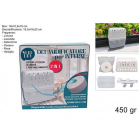 VASCHETTA DEUMIDIFICATORE PROFUMATA 1LT 450GR 6 ASS. (F.1.55)