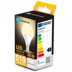 LED G45 E14 6W 3000K